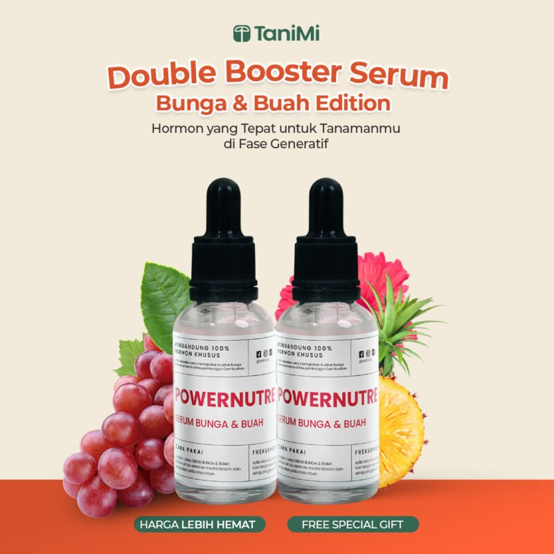 POWERNUTRE DOUBLE BOOSTER I SERUM BUNGA & BUAH